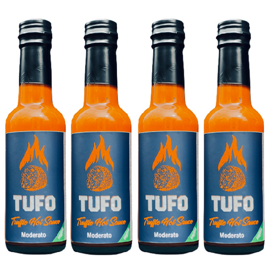 4 x TUFO Trüffel Hot Sauce „Moderato“ (4 x 200 ml)