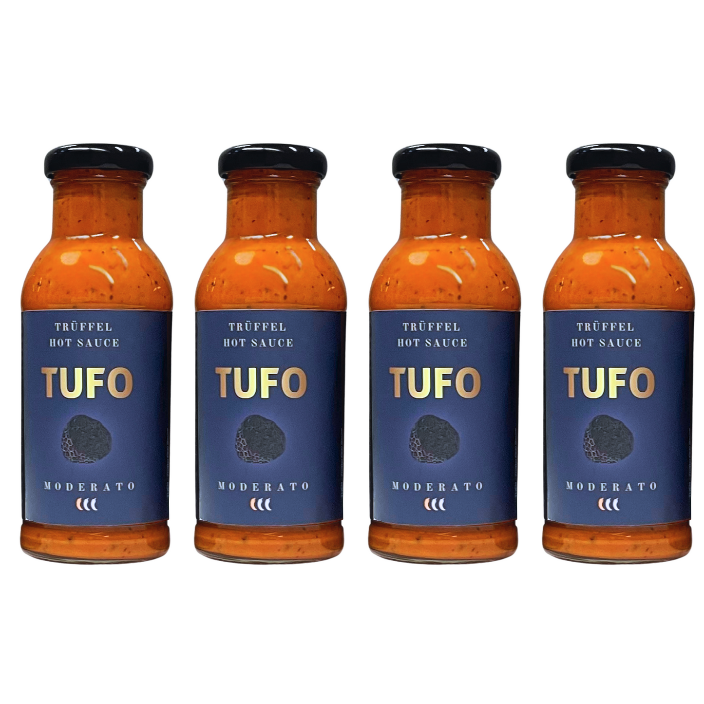 4 x TUFO Truffle Hot Sauce MODERATO (4 x 250 ml)