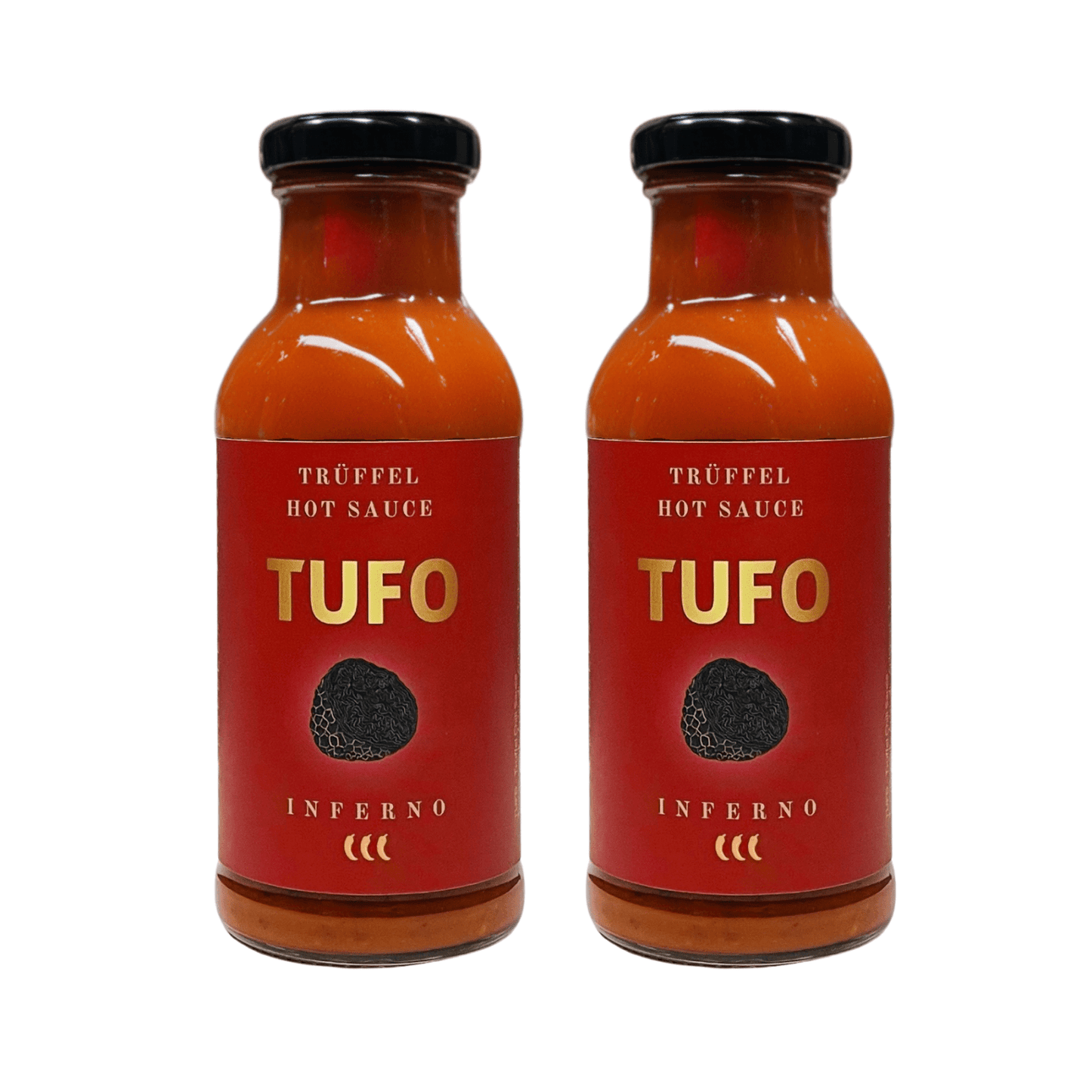 2 x TUFO Truffle Hot Sauce "INFERNO" (2 x 250 ml) - Hot Sauce - TufoSauce