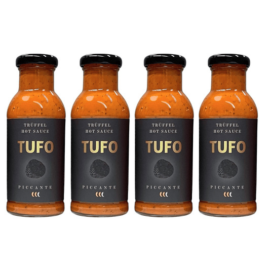 4 x TUFO Truffle Hot Sauce "PICCANTE" (2x 250 ml) - Hot Sauce - TufoSauce