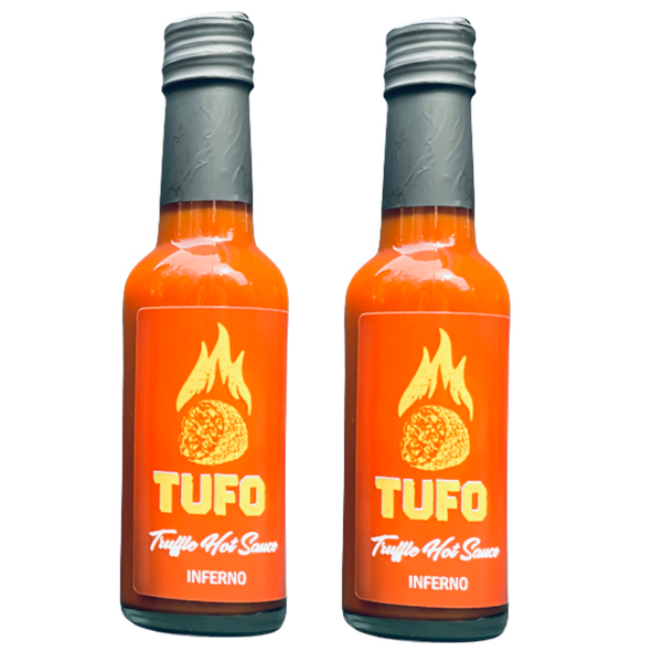 2 x TUFO Truffle Hot Sauce "INFERNO"  (2 x  200 ml)