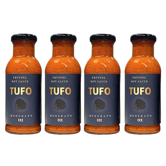 4 x Sauce piquante à la truffe TUFO MODERATO (4 x 250 ml)