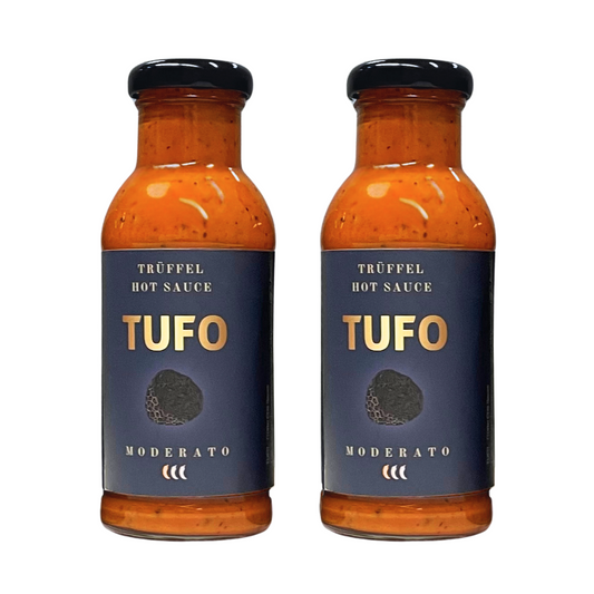 2 x TUFO Trüffel Hot Sauce "MODERATO" (2x 250 ml)