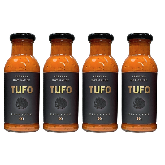 4 x Sauce Piquante à la Truffe TUFO "PICCANTE" (2x 250 ml)