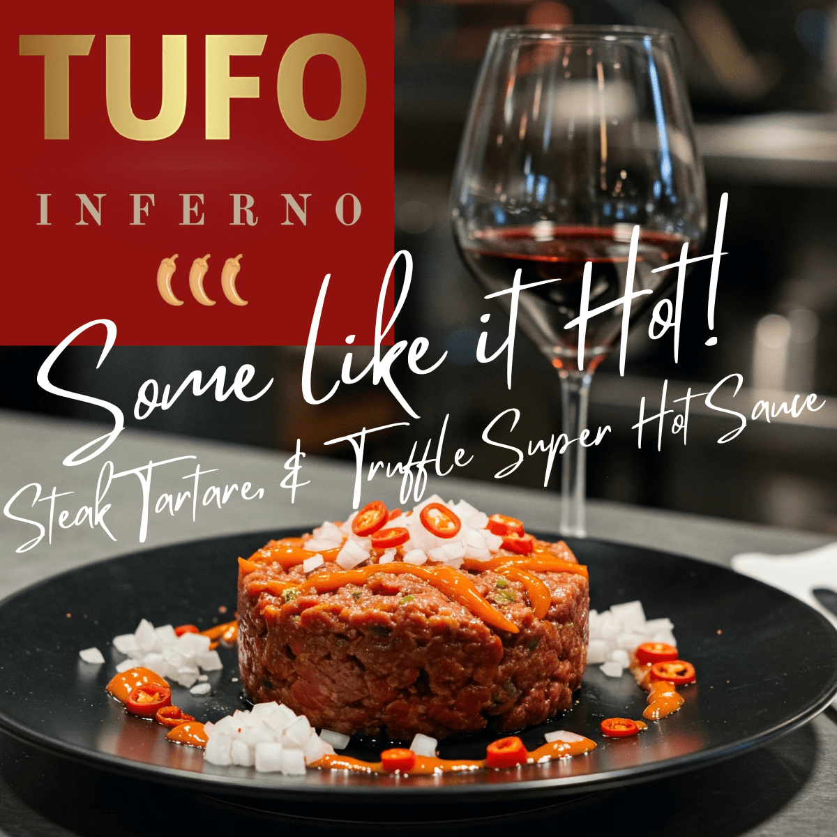 TUFO INFERNO Supersize (2.5 liter) Catering & Party - TufoSauce